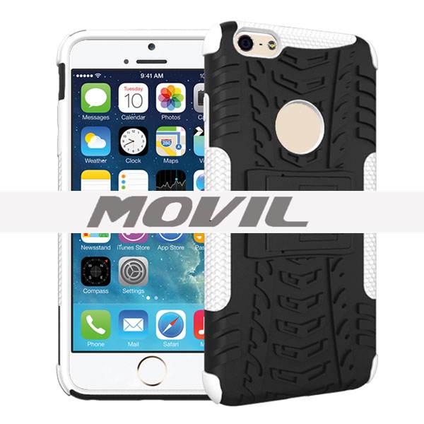 NP-1902 2 en 1 funda para iPhone 6 plus con soporte-9